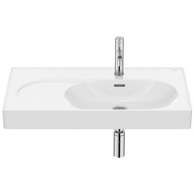 Roca Meridian umywalka 80x46 cm prostokątna ścienna-meblowa biała A327744S00