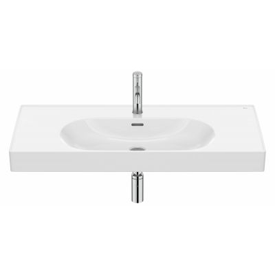 Roca Meridian umywalka 100x46 cm prostokątna ścienna-meblowa biała A327746000