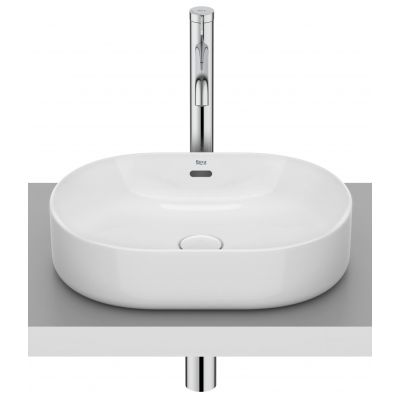 Roca Meridian umywalka 46x36,5 cm owalna nablatowa biała A327748000