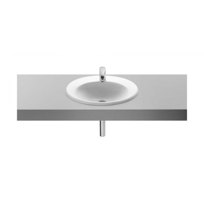 Roca Java umywalka 56x47,5 cm owalna wpuszczana biała A327863000