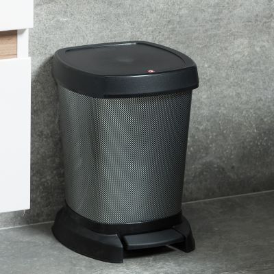 Rotho Paso kosz na śmieci 6 l czarny 1116510273
