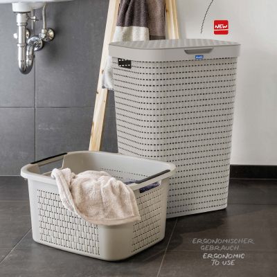 Rotho Country kosz na bieliznę i pranie 55 l cappuccino 1032707422