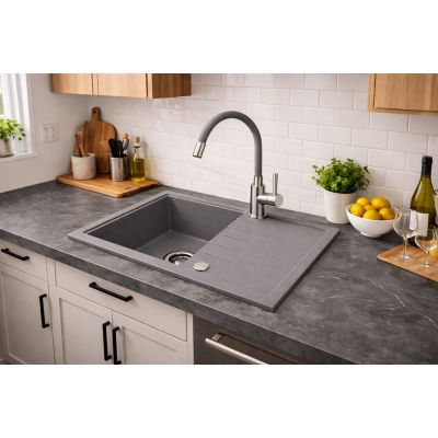 Ruvetti Sauron bateria kuchenna stojąca stal-szary 1002BSGR