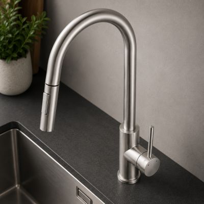 Ruvetti Korra bateria kuchenna stojąca stal 1013BS