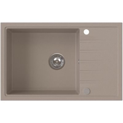 Ruvetti Axel 160 XL zlewozmywak granitowy 78x50 cm beżowy 3001AX_BE160XL_W