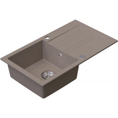 Ruvetti Pino zlewozmywak granitowy 77x44 cm beżowy 3001PI_BE160_W