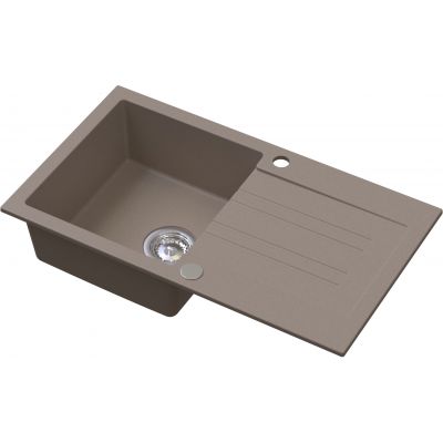 Ruvetti Pino zlewozmywak granitowy 77x44 cm beżowy 3001PI_BE160_W