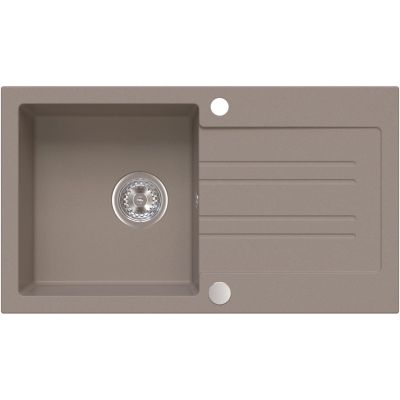 Ruvetti Pino zlewozmywak granitowy 77x44 cm beżowy 3001PI_BE160_W