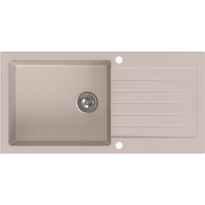 Ruvetti Pineko 160 Long zlewozmywak granitowy 100x50 cm beżowy 3001PN_BE160L-W
