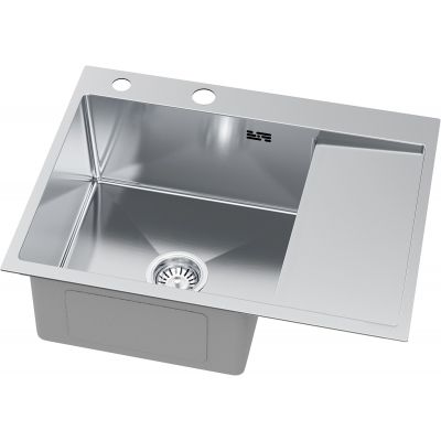 Ruvetti Linar zlewozmywak z dozownikiem 62x48 cm stal 5002L_BS120_WL