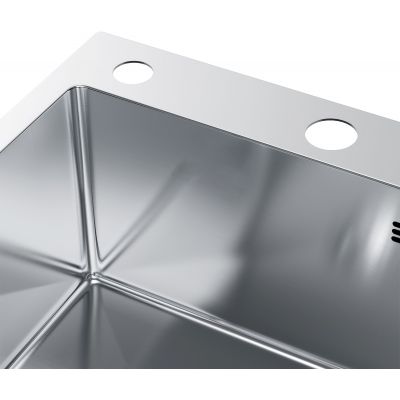 Ruvetti Linar zlewozmywak z dozownikiem 62x48 cm stal 5002L_BS120_WL