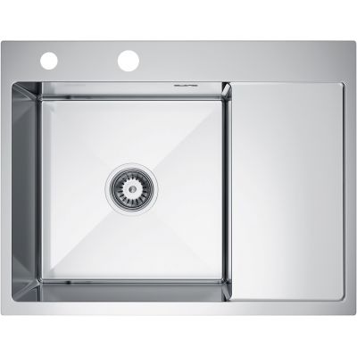 Ruvetti Linar zlewozmywak z dozownikiem 62x48 cm stal 5002L_BS120_WL