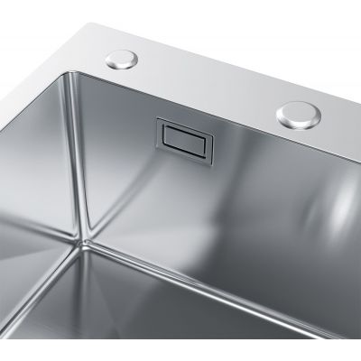 Ruvetti Masivo zlewozmywak z dozownikiem 78x49 cm stal 5002M_BS160_WL