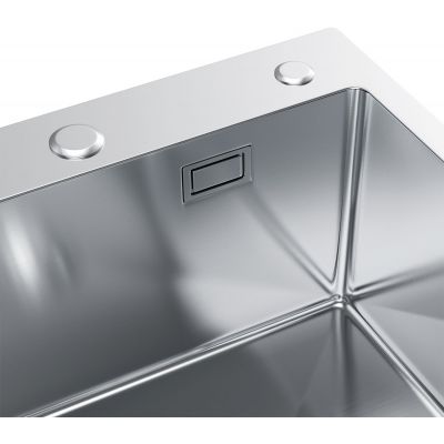 Ruvetti Masivo zlewozmywak z dozownikiem 78x49 cm stal 5002M_BS160_WP