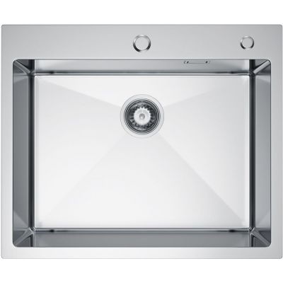 Ruvetti Masivo zlewozmywak z dozownikiem 60x50 cm stal 5002M_BS60_W