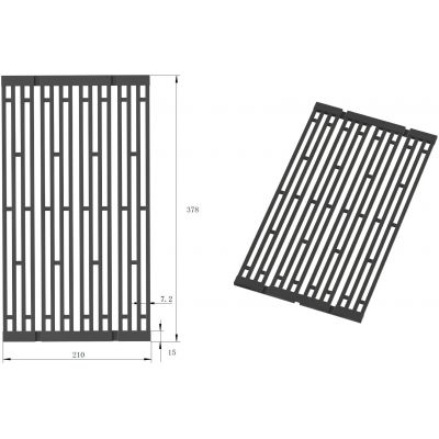 Ruvetti ociekarka zwijana mata składana czarna 7005-378210-BC