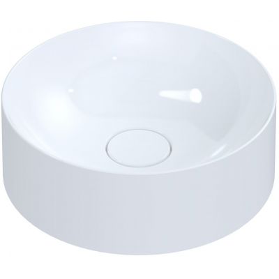 Ruvetti Alana umywalka 39x39 cm okrągła nablatowa biała DOL_AL3913