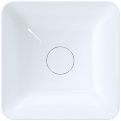 Ruvetti Anda umywalka 39x39 cm kwadratowa nablatowa biała DOL_AN40