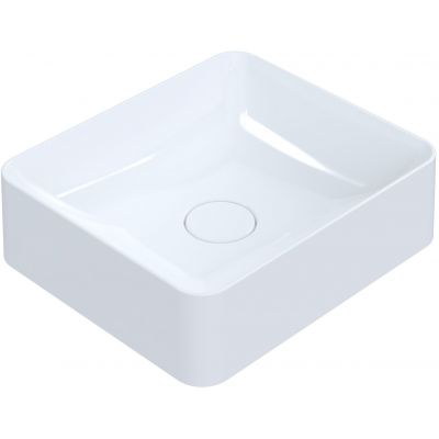 Ruvetti Anda umywalka 45x39 cm prostokątna nablatowa biała DOL_AN45H