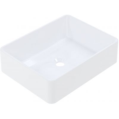 Ruvetti Celina umywalka 48,5x37,5 cm prostokątna nablatowa biała DOL_CE4837