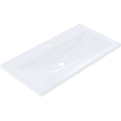 Ruvetti Idalia umywalka 80x42 cm prostokątna wpuszczana biała DOL_ID8042