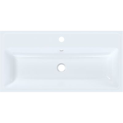 Ruvetti Irmina umywalka 80x40 cm prostokątna wpuszczana biała DOL_IR8040