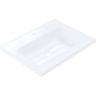 Ruvetti Ivana umywalka 60x45 cm prostokątna wpuszczana biała DOL_IVA60