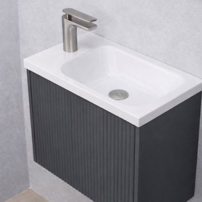 Ruvetti Misti umywalka 40x22 cm prostokątna meblowa biała DOL_MI4022