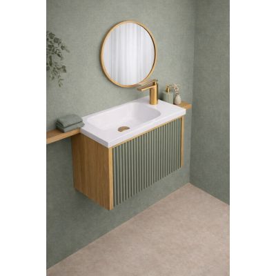 Ruvetti Misti umywalka 40x22 cm prostokątna meblowa biała DOL_MI4022