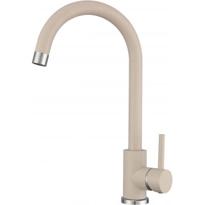 Ruvetti Tito Box zlewozmywak 50x40 cm z baterią beżowy LP_3200-TB4050BE_W