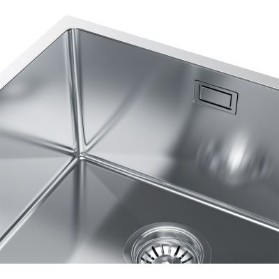 Ruvetti Cooksy Steel Chef zlewozmywak 44x44 cm z baterią stal LPCSC4444BSSE