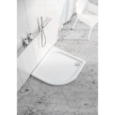 Schedline Canes brodzik półokrągły 90x90 cm biały 3SP.C1O-9090