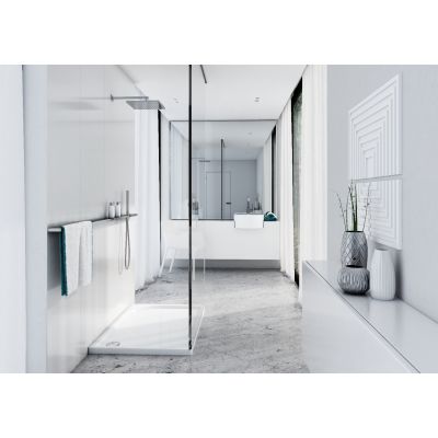 Schedline Canes brodzik prostokątny 120x80 cm biały 3SP.C1P-80120