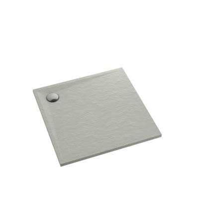 Schedline Libra Cement Stone brodzik kwadratowy 80x80 cm cement 3SP.L1K-8080/CT/ST