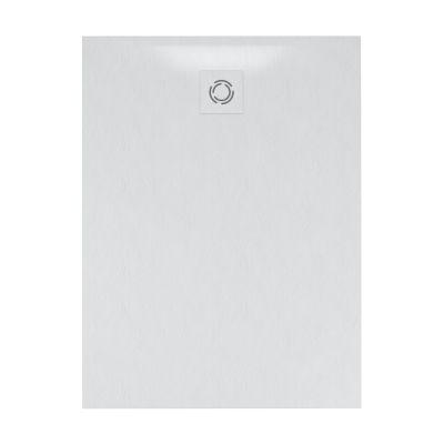 Schedline Magnific White Stone brodzik prostokątny z maskownicą 100x90 cm biały 3SP.M1K-90100/B/ST-M9/B/ST