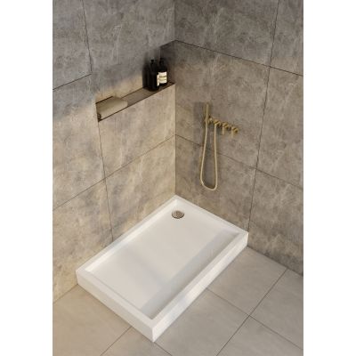 Schedline Favory Plus brodzik 120x90 cm prostokątny biały 3ST.F1P-90120