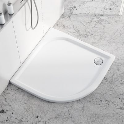 Schedline Canes brodzik półokrągły 90x90 cm biały 3SP.C1O-9090