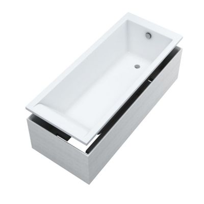 Schedline Maio SET wanna z nośnikiem 150x70 cm biała 3WST.MS2P-15070