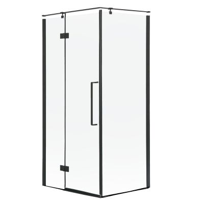Sea-Horse Creative kabina prysznicowa 100x80 cm prostokątna czarny mat/szkło przezroczyste BKP248T08/10KL