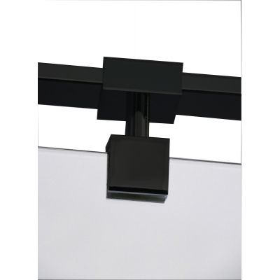 Sea-Horse Creative kabina prysznicowa 100x90 cm prostokątna czarny mat/szkło przezroczyste BKP248T09/10KP