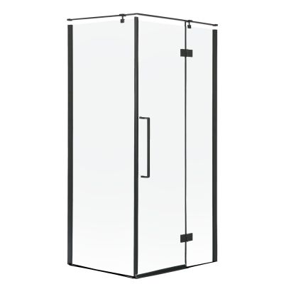 Sea-Horse Creative kabina prysznicowa 100x90 cm prostokątna czarny mat/szkło przezroczyste BKP248T09/10KP