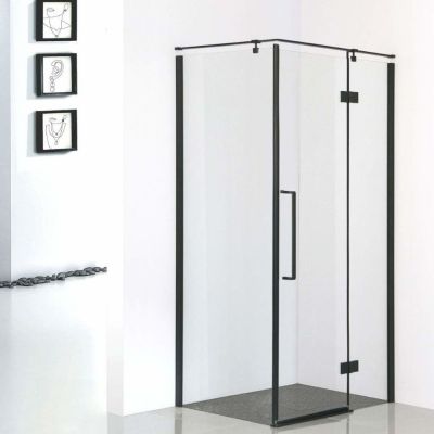 Sea-Horse Creative kabina prysznicowa 100x90 cm prostokątna czarny mat/szkło przezroczyste BKP248T10/09KP