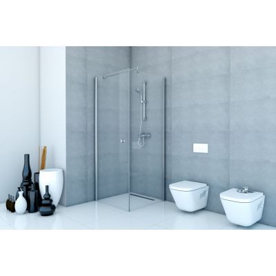 Sea-Horse Fresh Line kabina prysznicowa 90x90 cm kwadratowa chrom połysk/szkło przezroczyste BKP259TL+