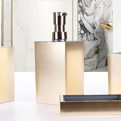 Sepio Eldorado Gold dozownik do mydła 440 ml stojący złoty 10DOZELDRAGOL