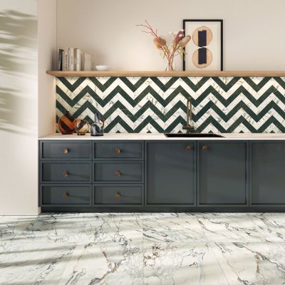 Sichenia Prestige płytka podłogowa 120x60 cm biała-czarna-szara-mix kolorów