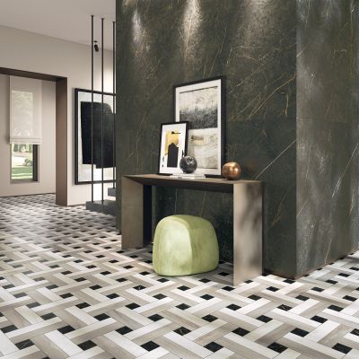 Sichenia Prestige płytka podłogowa 120x60 cm biała-czarna-szara-mix kolorów