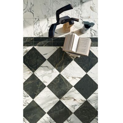 Sichenia Prestige płytka podłogowa 60x60 cm biała-czarna-szara-mix kolorów