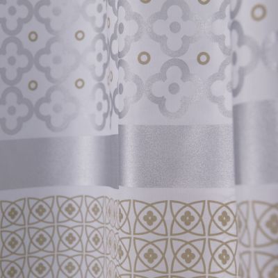 Sealskin Marrakech zasłona prysznicowa 180x200 cm poliester srebrny/orientalny 235281318