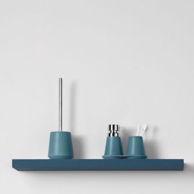 Sealskin Conical dozownik do mydła 400 ml stojący niebieski/chrom 362330224