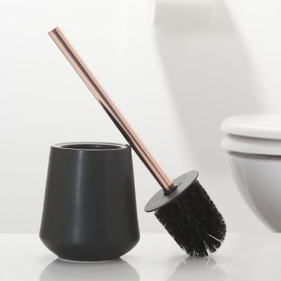 Sealskin Conical szczotka toaletowa czarna/mosiądz 362330519
